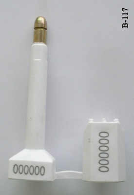 Joint de haute sécurité d'OIN 17712 de Pas pour le récipient/remorque/camion, blanc