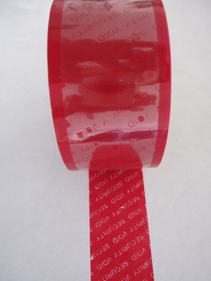 Bande rouge de joint de Secuity d'acier inoxydable avec des mots d'impression pour les sacs enduits de BOPP